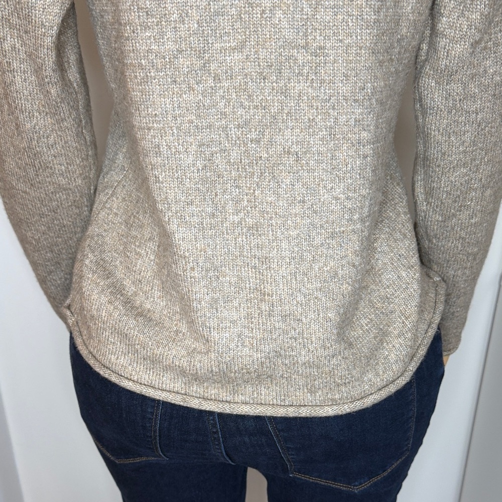 Member’s Mark Soft Knit V-Neck Cardigan – Neutral Heather Beige – XS - Picture 9 of 14